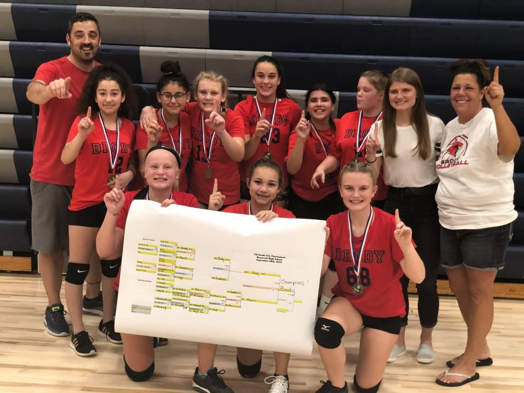 7th Grade Volleyball Champs! - Brody Middle