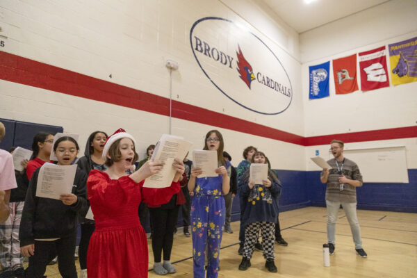 Brody Hosts Reindeer Games, Winter Choir Concert